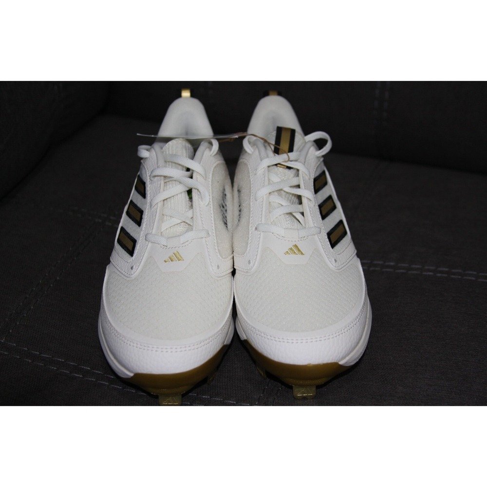 adidas White and Gold Athletic Shoes - Picture 7 of 16